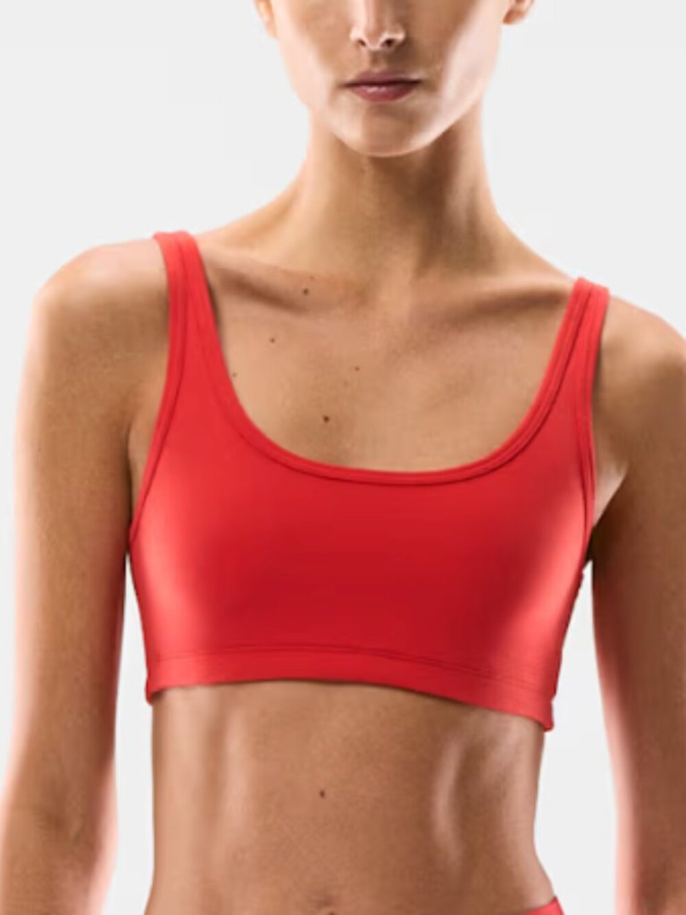 Aritzia Golden Butter Mini Bra Small Orange Cherrybomb Red